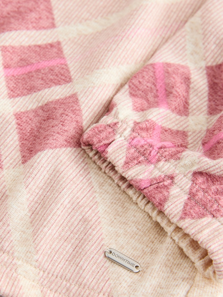 Pink Argyle Cosy Long Sleeve Pyjamas - Image 9 of 9 Pink Argyle Cosy Long Sleeve Pyjamas - Image 9 of 9