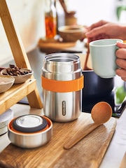Black & Blum Orange Insulated Food Flask - Image 1 of 6