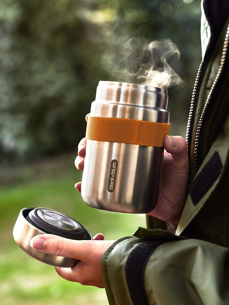Black & Blum Orange Insulated Food Flask - Image 2 of 6