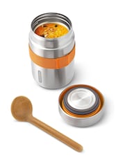 Black & Blum Orange Insulated Food Flask - Image 5 of 6