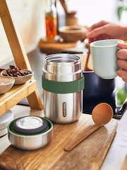 Black & Blum Olive Insulated Food Flask - Image 1 of 6