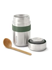 Black & Blum Olive Insulated Food Flask - Image 6 of 6