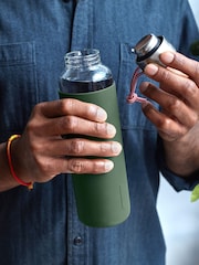 Black & Blum Olive Glass Water Bottle - Image 1 of 6