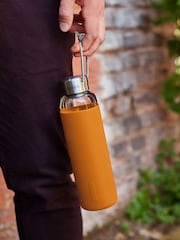 Black & Blum Orange Glass Water Bottle - Image 2 of 6