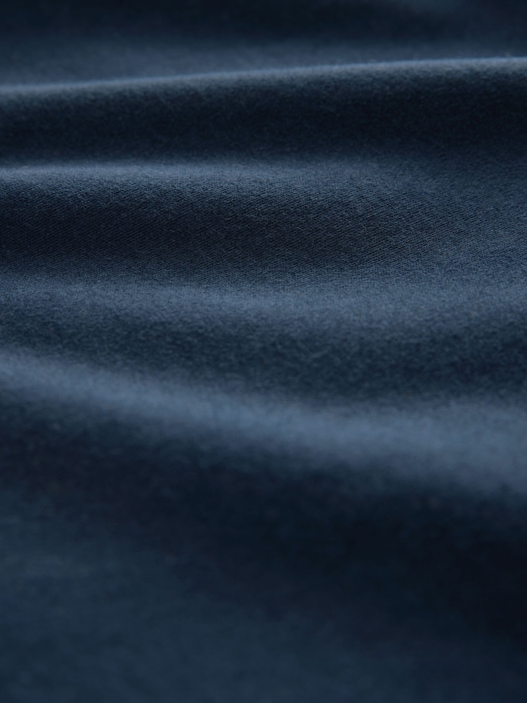 Navy Blue Short Sleeve Smart Collar Polo Shirt - Image 3 of 3 Navy Blue Short Sleeve Smart Collar Polo Shirt - Image 3 of 3