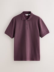 Pink Textured Smart Polo Shirt - Image 1 of 3