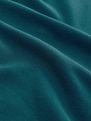 Teal Blue Regular Fit Short Sleeve Pique Polo Shirt - Image 7 of 7