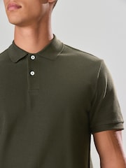 Green Textured Smart Polo Shirt - Image 4 of 7