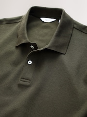 Green Textured Smart Polo Shirt - Image 6 of 7
