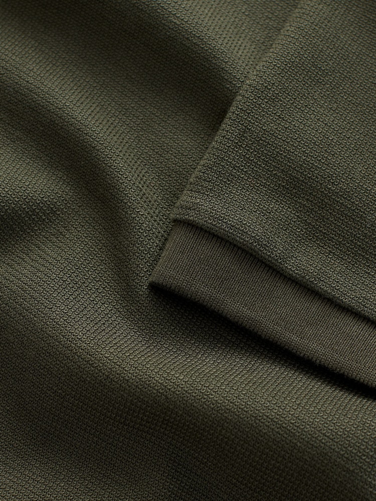 Green Textured Smart Polo Shirt - Image 7 of 7