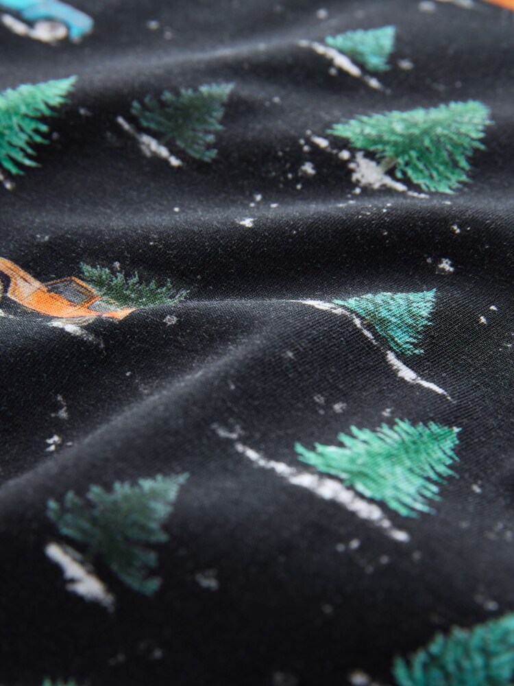 Charcoal Grey Car Christmas Polo Shirt - Image 7 of 7