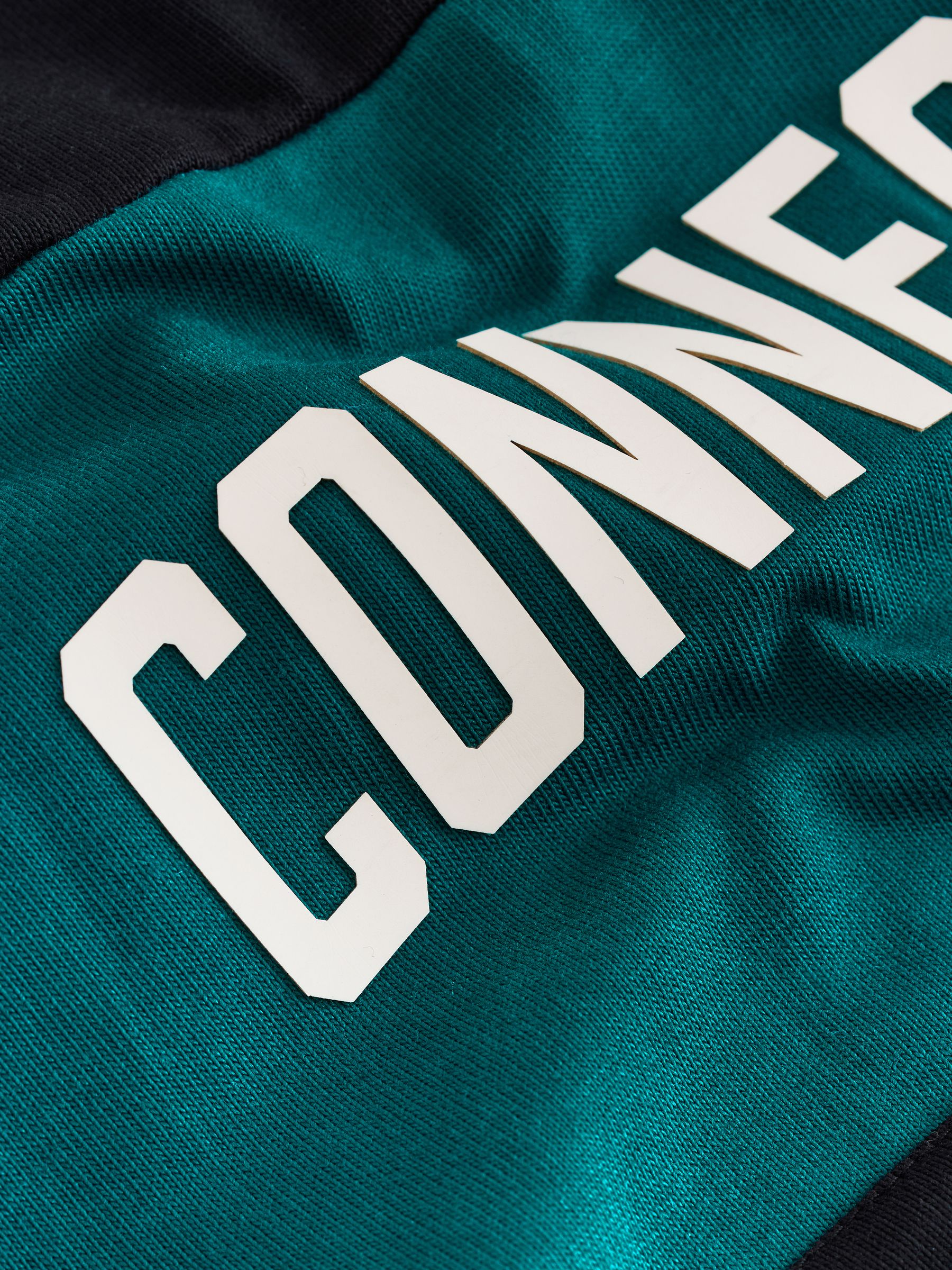 Buy Black/Teal Blue Block Rugby Shirt from Next USA