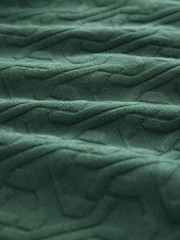 Green Smart Quarter Zip Polo Shirt - Image 8 of 8