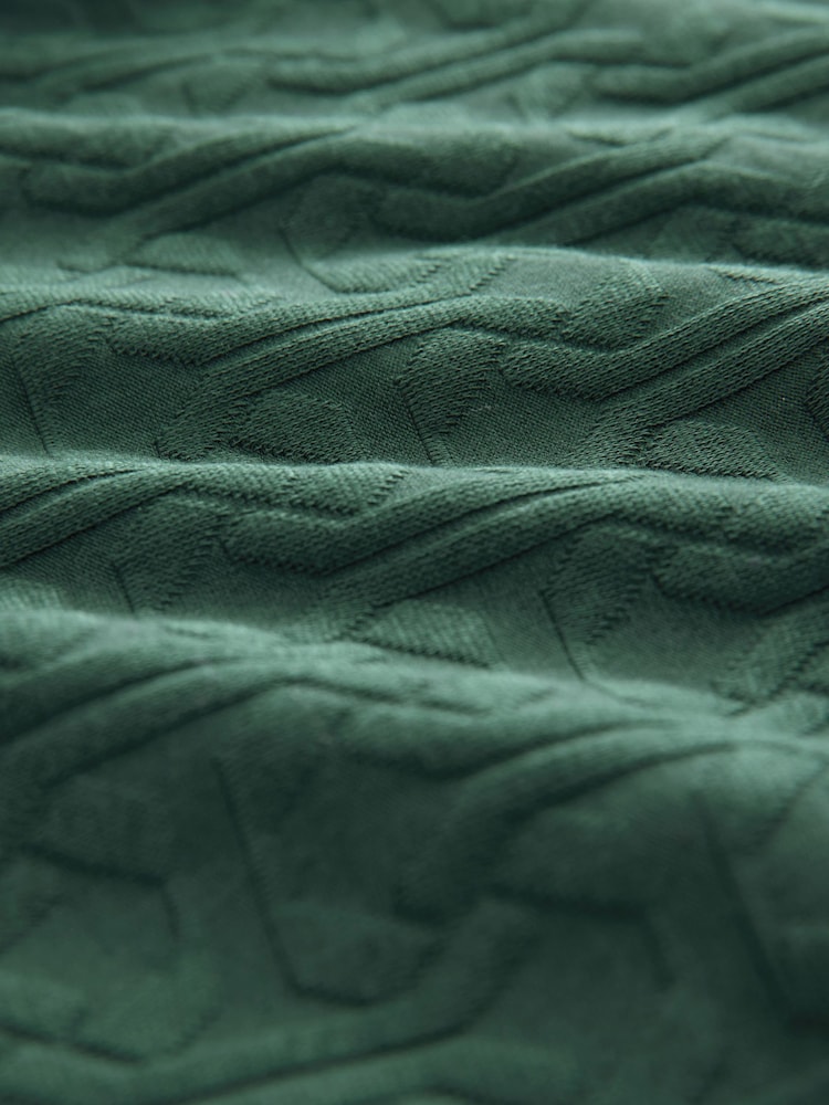 Green Smart Quarter Zip Polo Shirt - Image 8 of 8