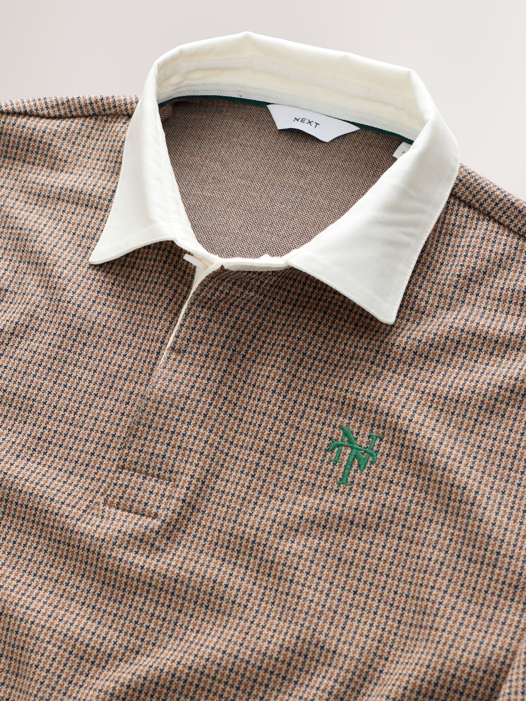 トップス DIGAWEL RUGBY SHIRT (CAMEL) 2 Border Rugby Shirt – DIGAWEL ONLINE STORE