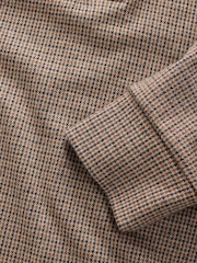 Tan Brown Puppytooth Rugby Shirt - Image 7 of 7