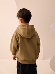Rust Brown Long Sleeve Appliqué Hoodie (3mths-7yrs) - Image 3 of 8