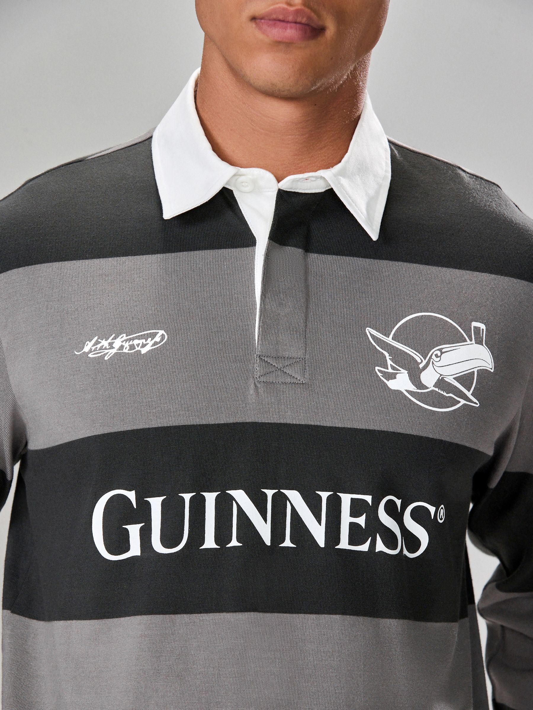 Buy Black Guinness Rugby Shirt from Next USA