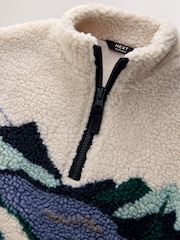 Multi Mountain Scene Patterned Zip Through Fleece (3mths-7yrs) - Image 7 of 9