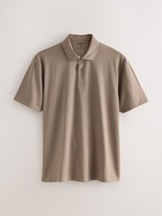 Black/Grey/Neutral Block Regular Fit Short Sleeve Jersey Polo Shirts 3 Pack - Image 2 of 6
