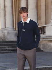 Navy Blue Rugby Shirt - Image 2 of 7