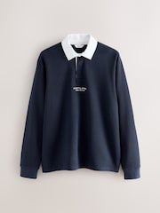 Navy Blue Rugby Shirt - Image 5 of 7