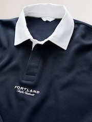 Navy Blue Rugby Shirt - Image 6 of 7