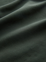 Olive Green Regular Fit Long Sleeve Pique Polo Shirt - Image 7 of 7