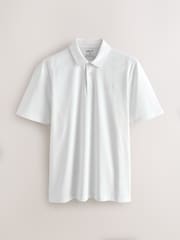 Amber/Olive/Greys Regular Fit Short Sleeve Jersey Polo Shirts 5 Pack - Image 3 of 8