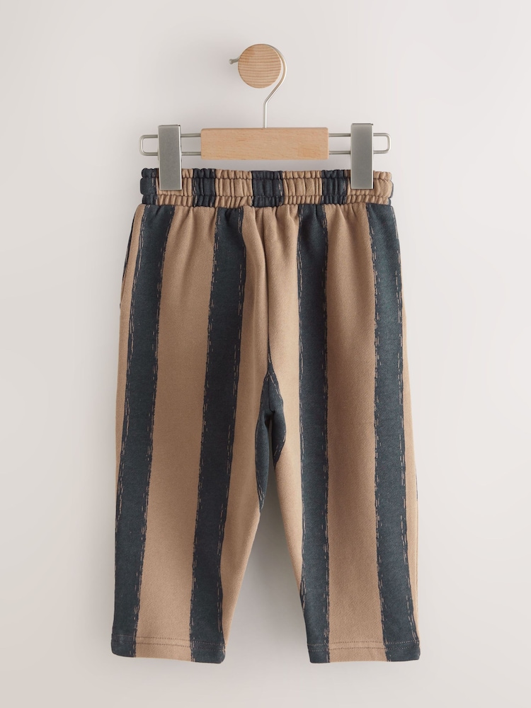 Black/Brown Patterned Jersey Joggers (3mths-7yrs) - Image 2 of 5