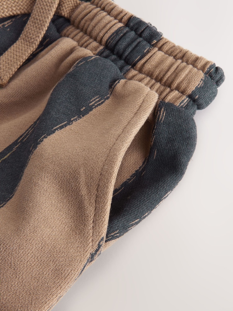 Black/Brown Patterned Jersey Joggers (3mths-7yrs) - Image 5 of 5