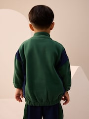 Green Half Zip Top and Joggers Set (3mths-7yrs) - Image 3 of 3