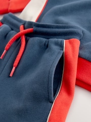 Red/Navy Half Zip Top and Joggers Set (3mths-7yrs) - Image 9 of 9