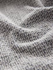 Gris - Pantalons texturés à cordon de serrage ample - Image 8 of 8