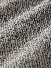 Gris - Haut texturé Col bénitier drapé - Image 9 of 9