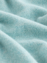 Light Blue 100% Cashmere Crew Neck Jumper - Image 2 of 4