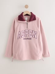 Pink Aspen Half Zip Fleece - Image 7 of 11