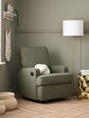 Obaby Teddy Olive Madison Swivel Glider Recliner Nursing Chair - Image 2 of 7