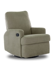 Obaby Teddy Olive Madison Swivel Glider Recliner Nursing Chair - Image 3 of 7