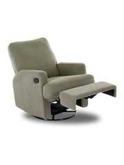 Obaby Teddy Olive Madison Swivel Glider Recliner Nursing Chair - Image 4 of 7