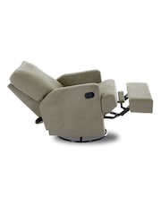Obaby Teddy Olive Madison Swivel Glider Recliner Nursing Chair - Image 6 of 7