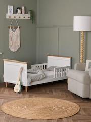 Obaby White/Natural Orla Nursery Cot Bed - Image 3 of 7