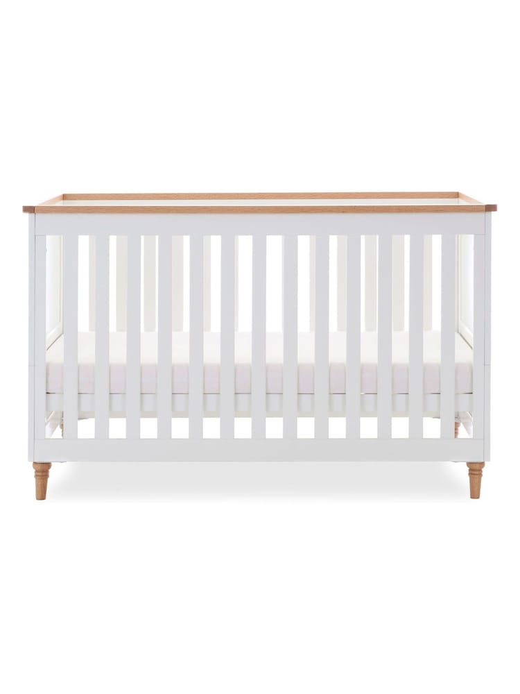 Obaby White/Natural Orla Nursery Cot Bed - Image 7 of 7