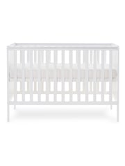 Obaby White Bantam Nursery Cot Bed and Fibre Mattress - Image 4 of 5