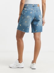 Simply Be Fruit Embroidered Bermuda Shorts - Imagen 4 de 4