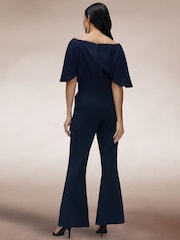 Hot Squash Blue Drop Shoulder Jumpsuit - Imagen 6 de 7