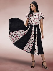 Hot Squash Pleated Midi Dress - Image 3 of 7
