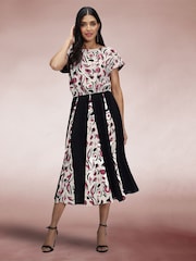 Hot Squash Pleated Midi Dress - Image 4 of 7
