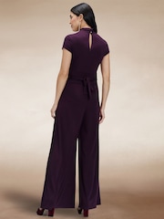 Hot Squash Cap Sleeved Wide Leg Jumpsuit - Image 4 of 4