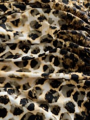 Yellow/Cream Leopard Shaping Tummy Control Swimsuit - Image 9 of 9